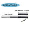 2ft Hand-Held Collapsible Stick (Black)