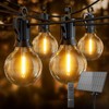 Brightown 108FT Solar String Lights Outdoor with Remote and 52