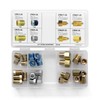 4LIFETIMELINES 3/16" Fitting Assortment, Union, Adapter Kit - 24 SKU;