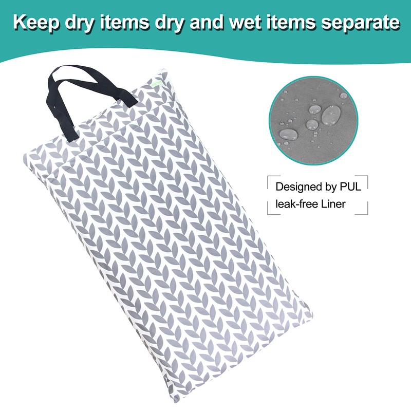 wegreeco Bolsa de pañales reutilizable para colgar en seco y