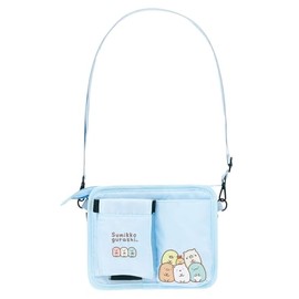 Marushin 6575044500 Carry Case Drink Holder Sumikko Gurashi Shoulder Drink Holder with Pocket