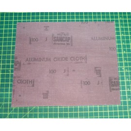SANCAP Abrasives 100 Grit Aluminum Oxide CLOTH Sand paper 9 X 11 Sheets