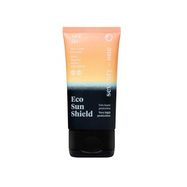 SeventyOne Percent | Eco Sun Shield SPF 50+ | Sehr hoher Sonnenschutz für das Gesicht| UVA 24 | Sehr wasserfest | 100% Mineralische Filter - 100% Natürlich - Made in Frankreich | Pocketformat | 50 ml