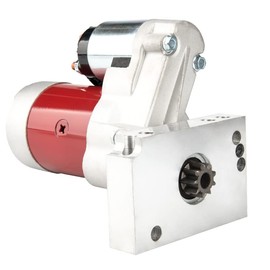 KAX Starter Replacement, Mini Starter for Chevy SBC BBC High Torque Tooth 305 350 396 454 3HP 153 Red (New Upgrade)