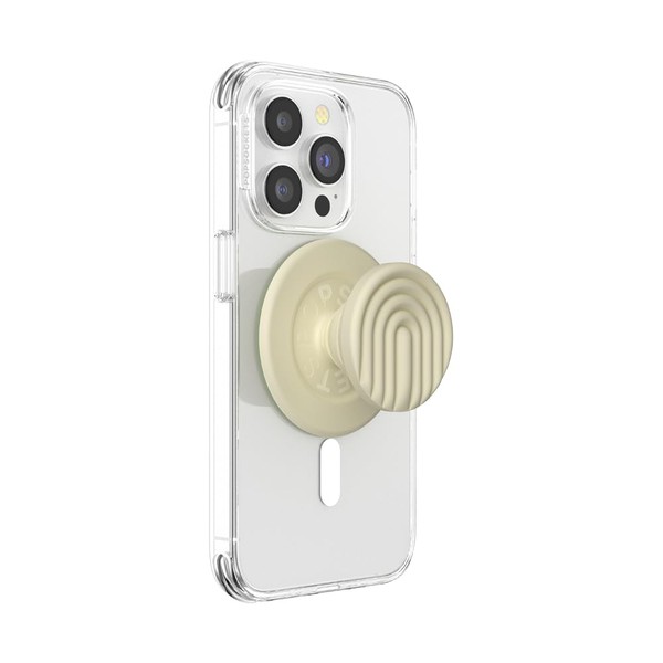 PopSockets Round Phone Grip Compatible with MagSafe, Adapter Ring Included,