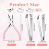 2 Pcs Fish Bone Tweezers, Sturdy Universal Fishing Pliers Kit