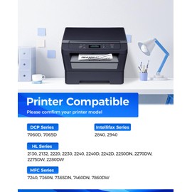 TN450 Black Toner Cartridge 2-Pack Replacement Compatible for Brother TN-450 TN420 TN-420 HL-2270DW HL-2280DW HL-2230 MFC-7360N MFC-7860DW DCP-7065DN Intellifax 2840 2940 MFC-7240 HL-2240D Printer Ink