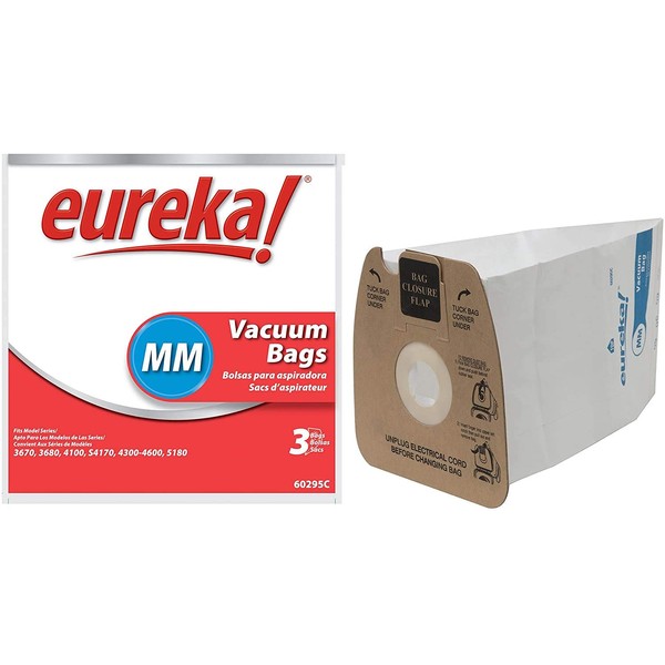 Eureka Genuine MM Vacuum Bag - 3 Bags, 60295C
