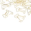 100pcs Dog Shape Paper Clips Improved Slip Resistance Rust Proof