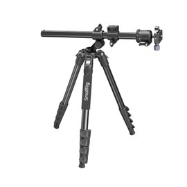 SmallRig CT25 64.5"/164cm Horizontal Overhead Tripod for Camera with Smartphone Holder & Carrying Bag, 22lb Max Load Aluminum Horizontal Camera Tripod for Overhead Shots