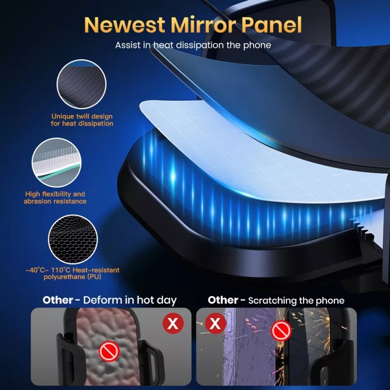 TOPK Phone Mount for Car Universal Air Vent with Hook