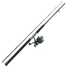 Sougayilang Spinning Fishing Combo Catfish Fishing Rod and Reel,Comfortable EVA Non-Slip Grips,Aluminum Reel Seat and Size 5000 Carp Reel for Fighting Big Cats