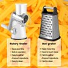 Ourokhome Rotary Cheese Grater Hand Crank, Kitchen Shredder Speed Mandolin