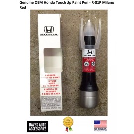 Genuine Factory Honda Touch-Up Paint Pen W/Top Seal Coat -R-81P -Milano Red #08703-R81P-ES -Brand New