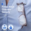ReadeREST Magnetic Eyeglass Holder, White with Clear Crystals