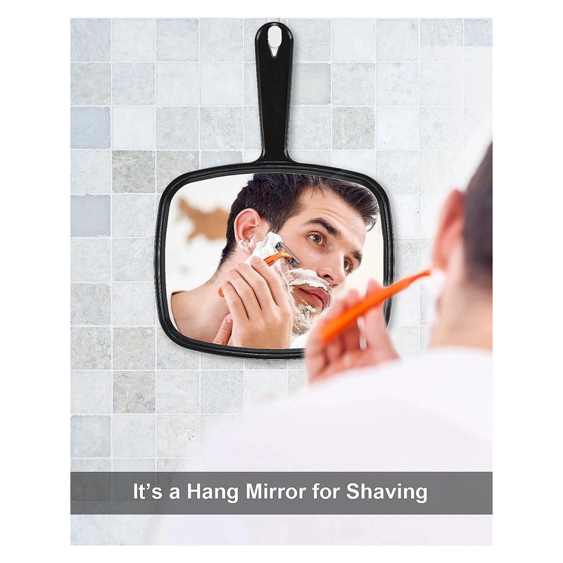 PROTECLE Hand Mirror, 10.3" L x 7.4" W Salon Barber