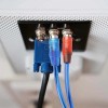 Unbranded 4Pcs RCA Y Splitter Audio Jack Cable Adapter 1
