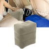 Inflatable Foot Rest Promote Blood Circulation Relieve Fatigue PVC Flocking