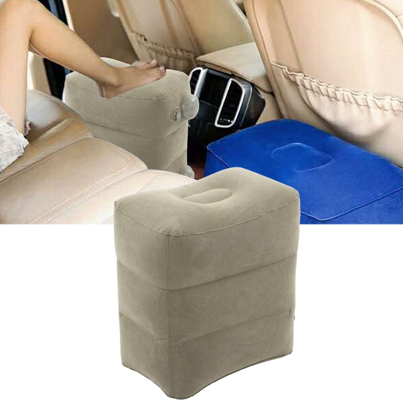 Inflatable Foot Rest Promote Blood Circulation Relieve Fatigue PVC Flocking