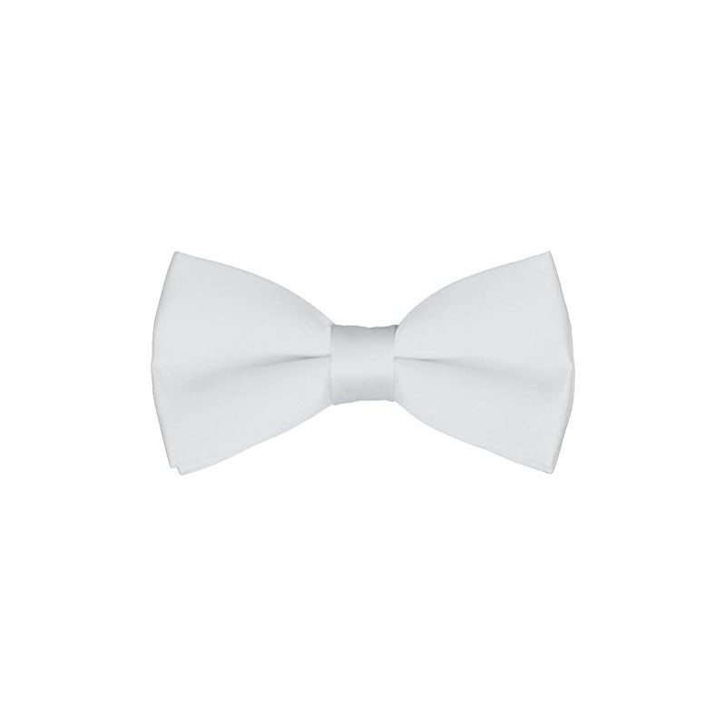 Mens Classic Pre-Tied Satin Formal Tuxedo Bowtie Adjustable Length Large