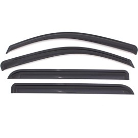 KPY Window Visor Compatible with Toyota Camry 2002-2006, 4PC Rain Guard Side Window Vent Deflectors Tape-On Mugen Style, 2002 2003 2004 2005 2006