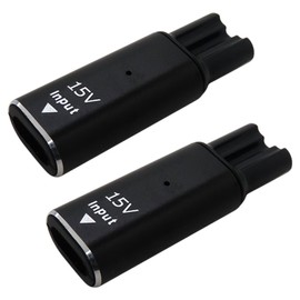 Gxcdizx Superior 2 Pack 15V HQ8505 Type-C Shaver Adapter Charging Converter for Philipss for Norelcoo 5000 5100 5200 Series, for OneBlade S9721/84 YS524/41, USB-C Shaver Charger Converter