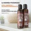 Beard Wash & Beard Conditioner Set w/Argan & Jojoba Oils