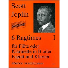 6 RAGTIMES Volume 1: Flute (Clarinet, Bassoon and Piano