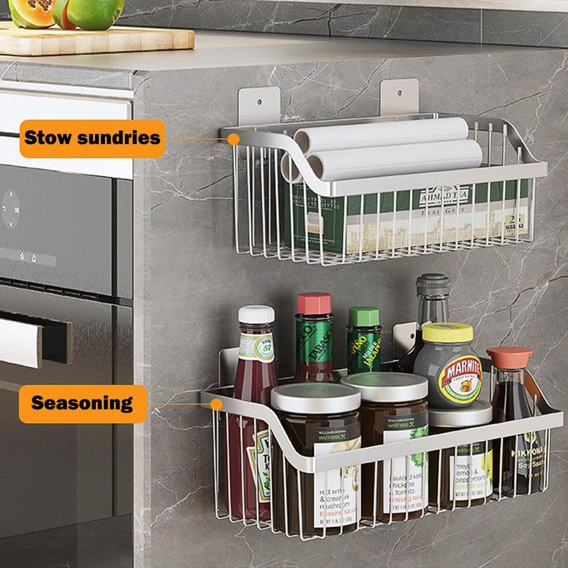 2 Set Fruit Basket for Kitchen, Pantry Kitchen Organizers and