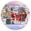 The Leonardo Collection LP52647 Christmas Santa Trivet, Fine China, Boxed