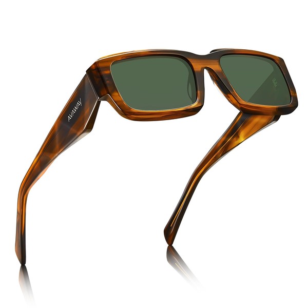 AVAVAY Polarized Sunglasses for Men Eyewear Acetate Frame TAC lens