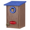Kingsyard Recycled Plastic Bird House for Outdoors - Weatherproof Wren