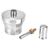 450ml Stainless Steel Thickened Alcohol Burner with Screw and Wick