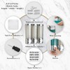 Ribech Soap Dispenser, 3 Chamber 300mL Shampoo and Conditioner Dispenser