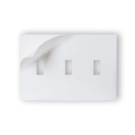 Stick 'N' Seal Adhesive Backed Triple Switch Draft Sealers. Save Energy and Money. Pack of 3