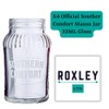 4 x Roxley Southern Comfort X4 Mason Jars