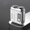 Mini Electric Shaver for Men – Rechargeable Dual Blade Beard