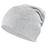 Alkato Unisex Beanie Hat and Scarf Set Plain, grey mixed,