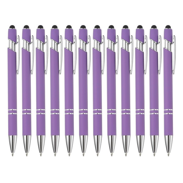 PATIKIL Ballpoint Pen with Stylus Tip, 12Pcs 2 in 1