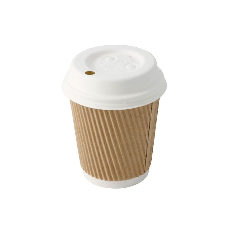 GREENBOX Cardboard Lid with Drinking Opening I Coffee-to-Go Lid Diameter