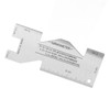 Metal Sewing Ruler Aluminium Alloy Light Flexible Portable Accurate Hand