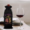FBCCZEY Funny 43rd Birthday Gifts for Women Men Wine Bag,