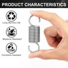 GUNGY Tension Springs with Hooks Stainless Steel Tension Spring 60