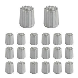 GroveEss 20PCS Plastic Tire Valve Caps,Universal Dust Proof Car Tyre Caps Cover with O-Ring,Grey Dust Caps Auto Accessories for SUV Motorbikes Motorcycles Trucks Bikes Bicycles