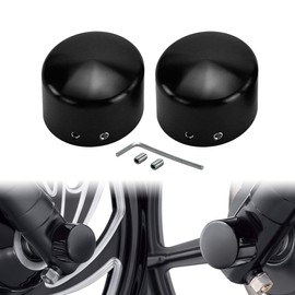 HDBUBALUS Front Axle Nut Cover Cap Bolt for Harley Touring Dyna Sportster