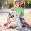 4 Stück Hunde Bandana, Bandana Hund, Dreieckstuch Hund, Hunde Halstücher,