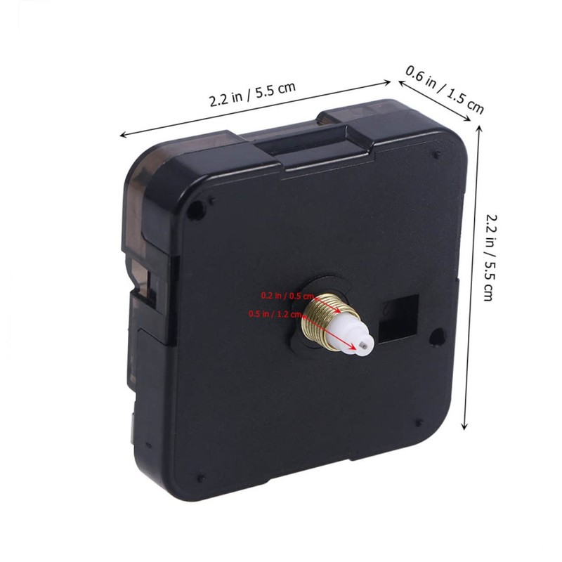 Gadpiparty 2sets Quartz Clock Movement Mechanism Silent Second Leaping DIY