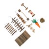 10pcs Hamster Chew Toys Set Natural Safe Teeth Grinding Exercise