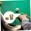 Mipcase 20Pcs Copper Billiard Tip Ferrules Durable Snooker Pool Replacement