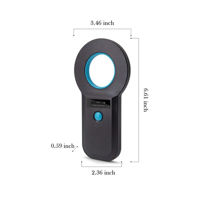 Smoostart Microchip Scanner, 1000 Records Increased Huge Data Storage Upload
